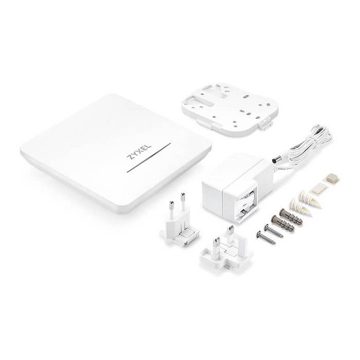 Zyxel NWA50BE NebulaFlex Access Point WiFi 7 BE5100 Dual-Band, 1x 2.5G LAN, 4324 Mbps, Techo, Blanco