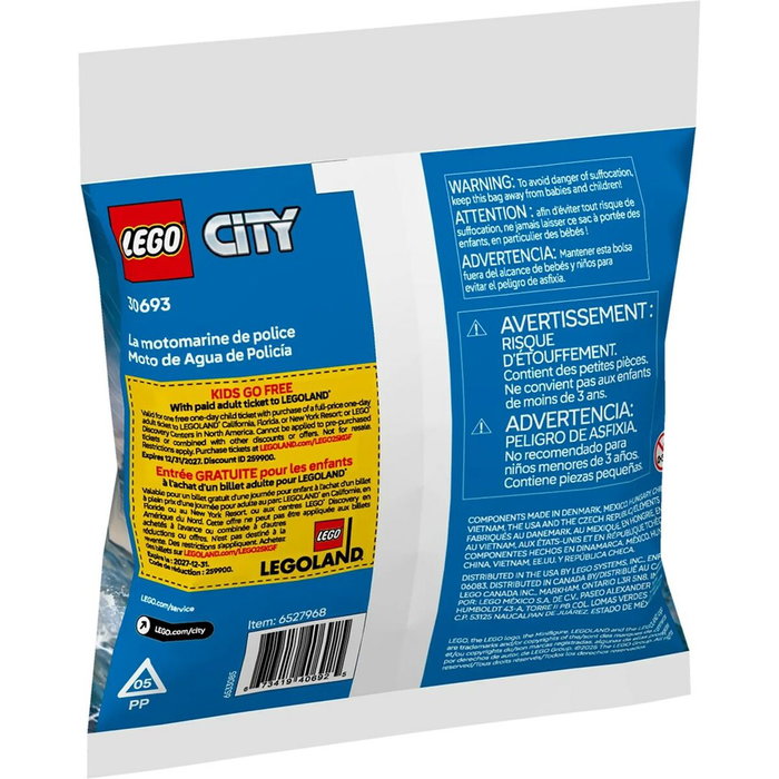 LEGO City Moto Acuática de Policía 30693