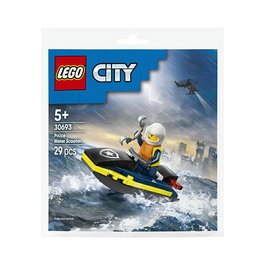 LEGO 30693 City - Policia Moto Acuatica Jetski - Juego de Construccion con 29 Piezas para Ninos de 5 a 99 Anos