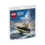 LEGO 30693 City - Policia Moto Acuatica Jetski - Juego de Construccion con 29 Piezas para Ninos de 5 a 99 Anos