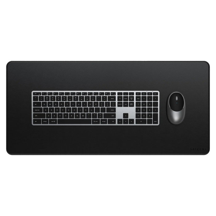 Satechi Vegan-Leather Premium Desk Mat Black, Cuero Vegano, Negro Satechi Vegan-Leather Premium Desk Mat Black, Cuero Vegano, Negro