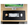 Satechi Vegan-Leather Premium Desk Mat Black, Cuero Vegano, Negro