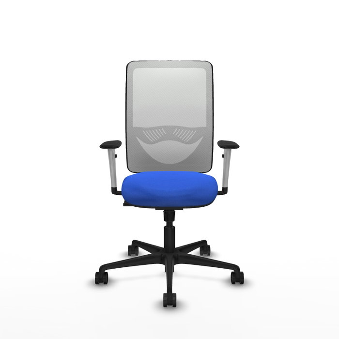 PIQUERAS Y CRESPO Silla de oficina Zulema con mecanismo Sincro, Azul y Blanco PIQUERAS Y CRESPO Silla de oficina Zulema con mecanismo Sincro, Azul y Blanco