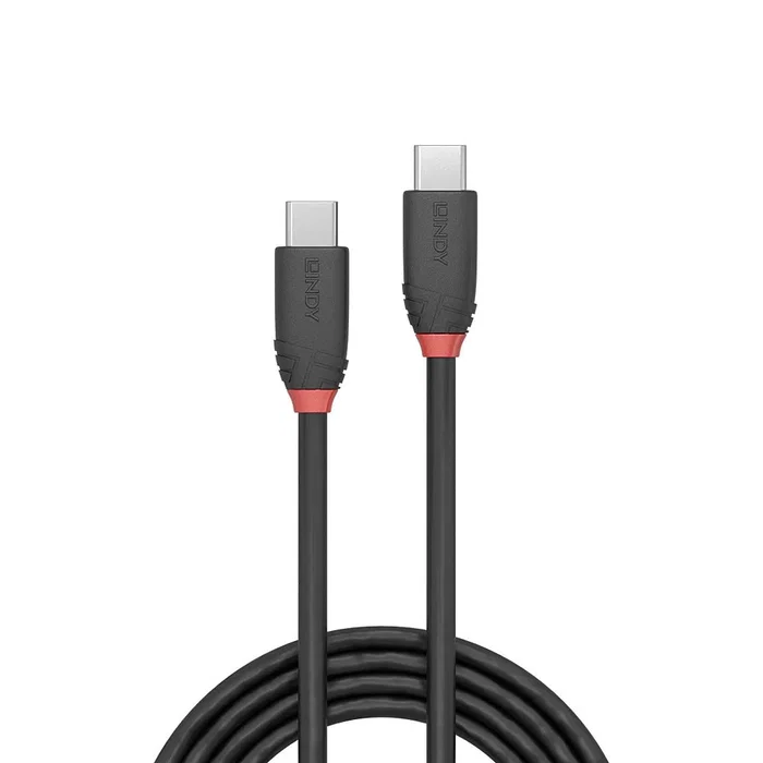 Lindy Cable USB C a USB C 3.2 Gen 1 de 0,5 m Negro Lindy Cable USB C a USB C 3.2 Gen 1 de 0,5 m Negro