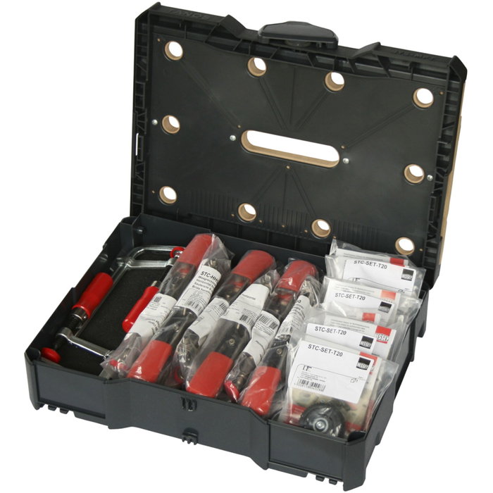 Bessey STC-S-MFT Systainer de bridas de sujeción con 14 piezas