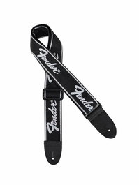 Correa Fender Running Logo Negra