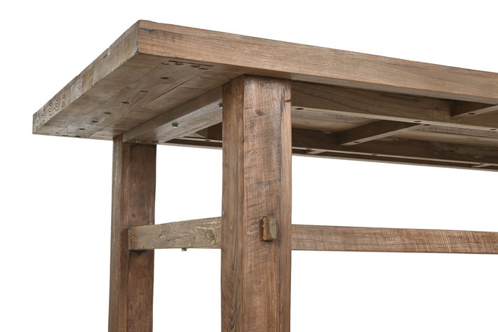 DKD Home Decor Mesa Comedor Indo minimal 24 Teca reciclada Desmontable 90 x 78 x 220 cm DKD Home Decor Mesa Comedor Indo minimal 24 Teca reciclada Desmontable 90 x 78 x 220 cm