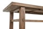 DKD Home Decor Mesa Comedor Indo minimal 24 Teca reciclada Desmontable 90 x 78 x 220 cm