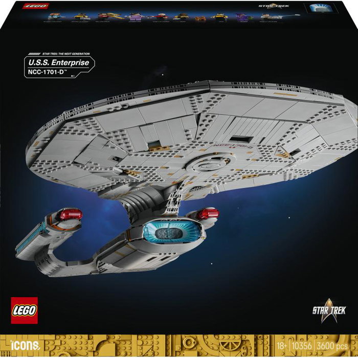 LEGO Icons Star Trek: U.S.S. Enterprise NCC-1701-D