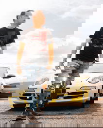 Camiseta de Manga Corta Hombre RADIKAL GERMAN PERFECTION Negro XL