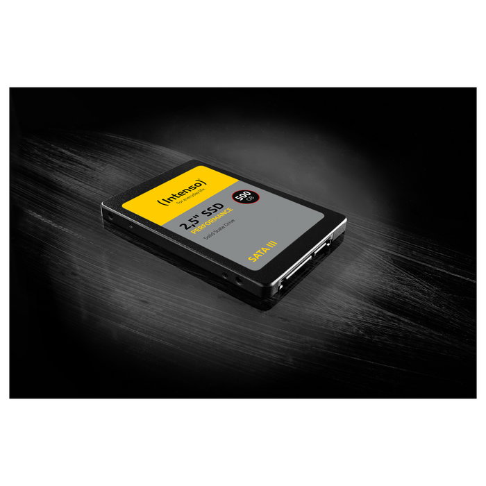 Intenso Performance SSD 3814460 - 1TB 2.5" SATA III, Velocidad Lectura 550 MB/s, Escritura 500 MB/s, Resistente a Golpes, para PC/Portátil