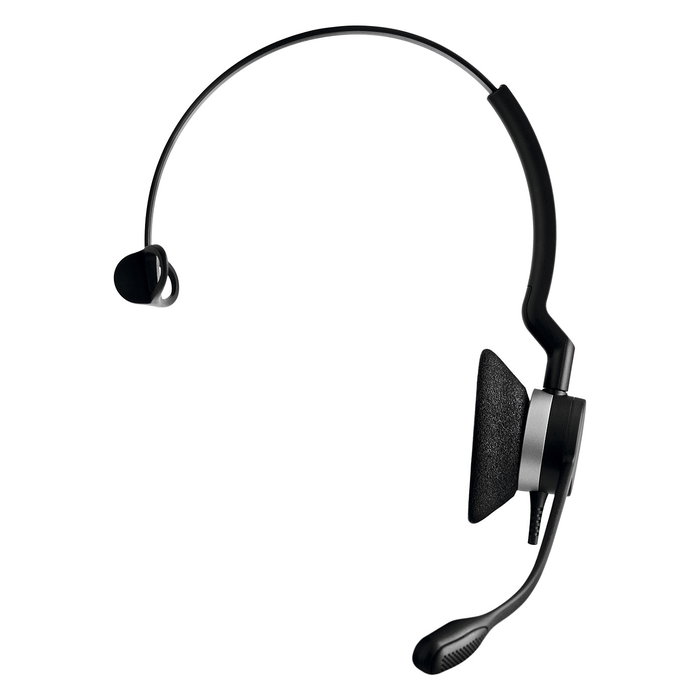 Jabra BIZ 2300 USB Auriculares de Diadema Monoaural para Oficina, Cancelación de Ruido, Micrófono Boom, Negro, Referencia 2393-829-109