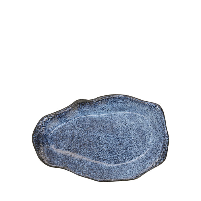Summa Oyster Granilla Plato Llano 23x15 cm (Set de 6) Azul-Negro Summa Oyster Granilla Plato Llano 23x15 cm (Set de 6) Azul-Negro