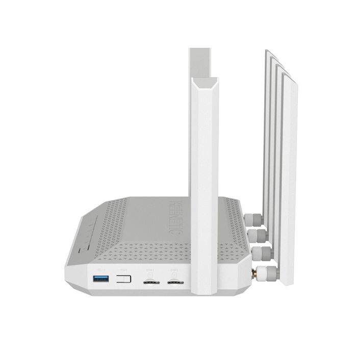 Router Keenetic KN-4110-01-EU Blanco Gris USB 2.0 Ethernet LAN Wi-Fi 6 GHz