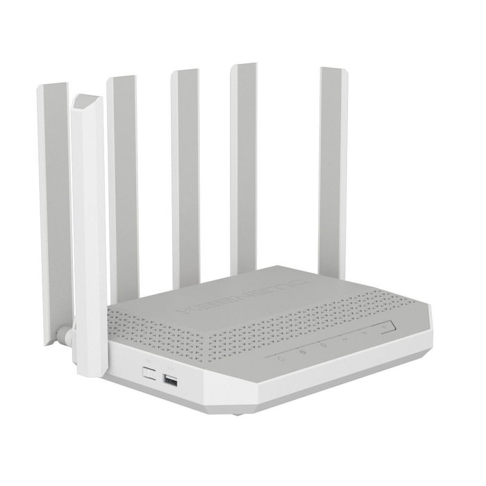 Router Keenetic KN-4110-01-EU Blanco Gris USB 2.0 Ethernet LAN Wi-Fi 6 GHz