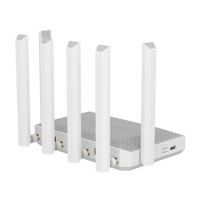 Router Keenetic KN-4110-01-EU Blanco Gris USB 2.0 Ethernet LAN Wi-Fi 6 GHz