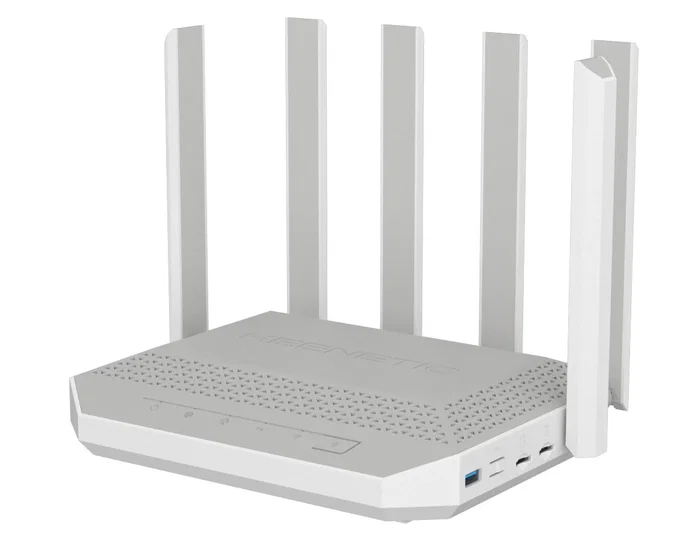 Keenetic Hero 5G (KN-4110) Router Inalámbrico Wi-Fi 6 AX3000 Mesh Dual Banda 2.4/5GHz con Conectividad 5G, 2xSIM, 2.5G Ethernet, Puertos USB 3.0 y 2.0, VPN, Gris/Blanco Keenetic Hero 5G (KN-4110) Router Inalámbrico Wi-Fi 6 AX3000 Mesh Dual Banda 2.4/5GHz con Conectividad 5G, 2xSIM, 2.5G Ethernet, Puertos USB 3.0 y 2.0, VPN, Gris/Blanco