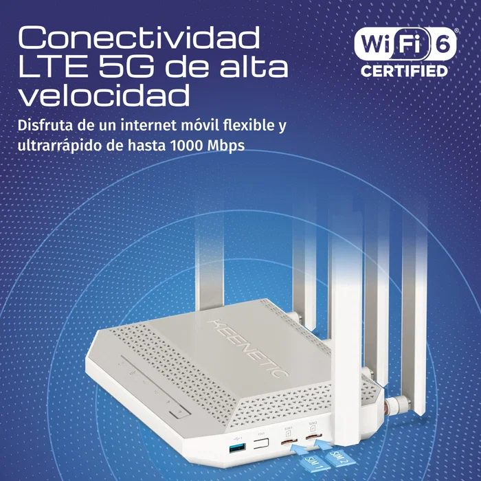 Keenetic Router 5G AX3000 WiFi 6 Mesh