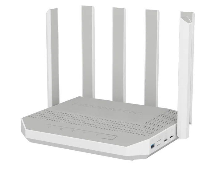 Keenetic Hero 5G (KN-4110) Router Inalámbrico Wi-Fi 6 AX3000 Mesh Dual Banda 2.4/5GHz con Conectividad 5G, 2xSIM, 2.5G Ethernet, Puertos USB 3.0 y 2.0, VPN, Gris/Blanco Keenetic Hero 5G (KN-4110) Router Inalámbrico Wi-Fi 6 AX3000 Mesh Dual Banda 2.4/5GHz con Conectividad 5G, 2xSIM, 2.5G Ethernet, Puertos USB 3.0 y 2.0, VPN, Gris/Blanco