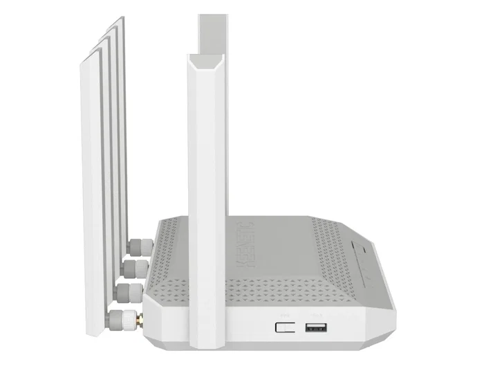 Keenetic Hero 5G (KN-4110) Router Inalámbrico Wi-Fi 6 AX3000 Mesh Dual Banda 2.4/5GHz con Conectividad 5G, 2xSIM, 2.5G Ethernet, Puertos USB 3.0 y 2.0, VPN, Gris/Blanco Keenetic Hero 5G (KN-4110) Router Inalámbrico Wi-Fi 6 AX3000 Mesh Dual Banda 2.4/5GHz con Conectividad 5G, 2xSIM, 2.5G Ethernet, Puertos USB 3.0 y 2.0, VPN, Gris/Blanco