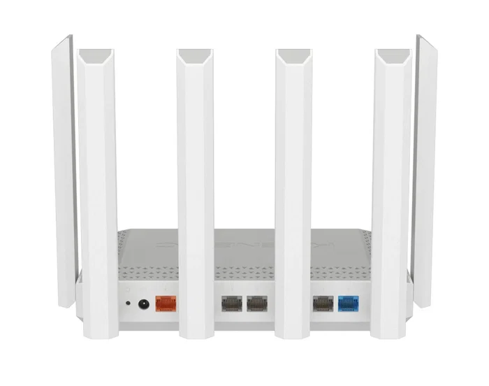 Keenetic Hero 5G (KN-4110) Router Inalámbrico Wi-Fi 6 AX3000 Mesh Dual Banda 2.4/5GHz con Conectividad 5G, 2xSIM, 2.5G Ethernet, Puertos USB 3.0 y 2.0, VPN, Gris/Blanco Keenetic Hero 5G (KN-4110) Router Inalámbrico Wi-Fi 6 AX3000 Mesh Dual Banda 2.4/5GHz con Conectividad 5G, 2xSIM, 2.5G Ethernet, Puertos USB 3.0 y 2.0, VPN, Gris/Blanco
