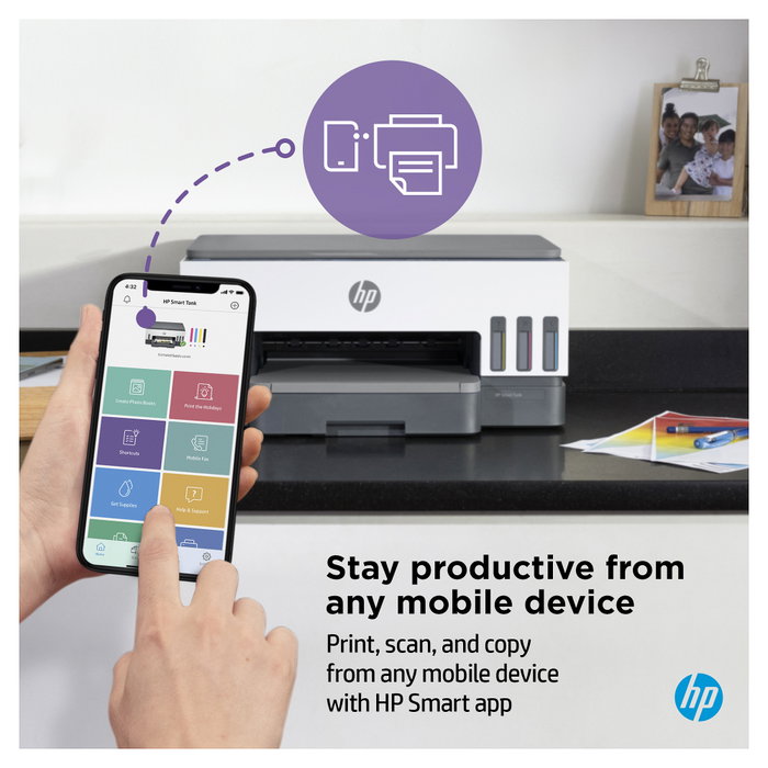 HP Smart Tank 7008 Multifunción Inyección de Tinta Gris