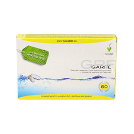 NOVADIET Garfe 60Caps.Veg. - Suplemento para el Control de Peso con Garcinia Cambogia y Café Verde - 60 Cápsulas Vegetales