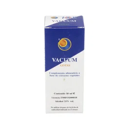 Dietisa Vacuum Gotas 50 ml - Tónico para Fatiga Física y Mental, Relajación y Bienestar - Solución Herboplanet con Azufaifo, Secoya, Tilo