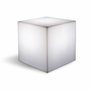 Lumisky Bombilla cubo blanco 40 cm E27, blanco y negro