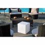 Lumisky Bombilla cubo blanco 40 cm E27, blanco y negro