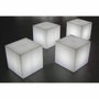 Lumisky Bombilla cubo blanco 40 cm E27, blanco y negro