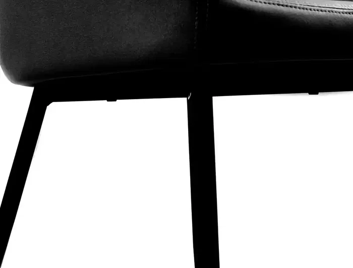 Q-connect Silla Confidente Siemione Base Metálica Color Gris Oscuro, Altura Máxima 820 mm, Ancho 570 mm, Profundidad 580 mm