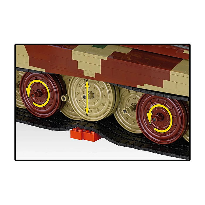 Cobi Tiger II Königstiger Juego de Construcción con 1117 Piezas, Color Camuflaje, Escala 1:12, Edad Recomendada 12 Años, Modelo 325 mm x 860 mm x 290 mm