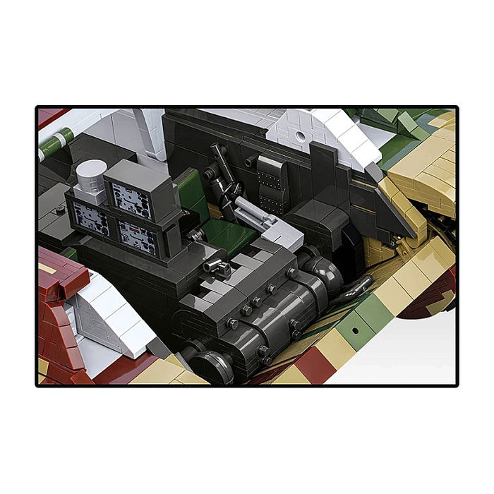 Cobi Tiger II Königstiger Juego de Construcción con 1117 Piezas, Color Camuflaje, Escala 1:12, Edad Recomendada 12 Años, Modelo 325 mm x 860 mm x 290 mm