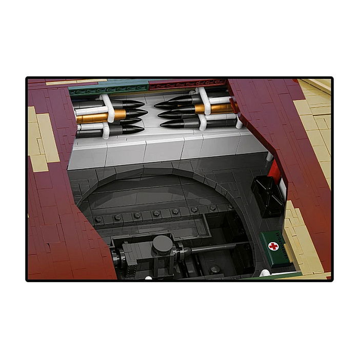 Cobi Tiger II Königstiger Juego de Construcción con 1117 Piezas, Color Camuflaje, Escala 1:12, Edad Recomendada 12 Años, Modelo 325 mm x 860 mm x 290 mm