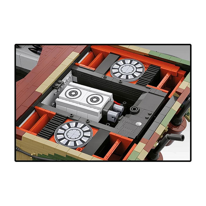 Cobi Tiger II Königstiger Juego de Construcción con 1117 Piezas, Color Camuflaje, Escala 1:12, Edad Recomendada 12 Años, Modelo 325 mm x 860 mm x 290 mm