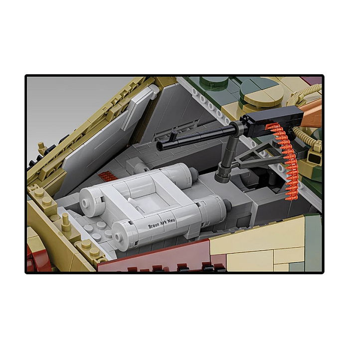 Cobi Tiger II Königstiger Juego de Construcción con 1117 Piezas, Color Camuflaje, Escala 1:12, Edad Recomendada 12 Años, Modelo 325 mm x 860 mm x 290 mm