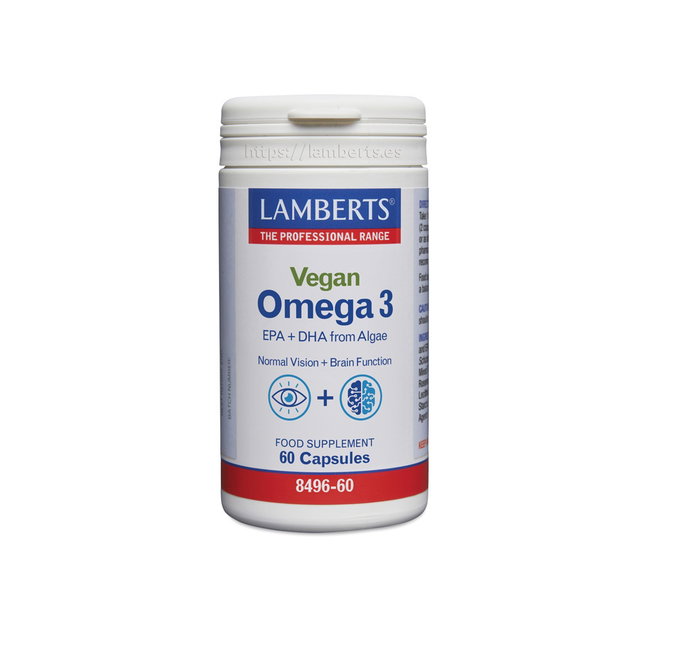 LAMBERTS OMEGA 3 Vegano 60 cap. LAMBERTS OMEGA 3 Vegano 60 cap.
