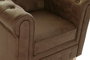 DKD Home Decor Sillón de Poliéster y Madera Marrón