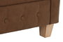 DKD Home Decor Sillón de Poliéster y Madera Marrón