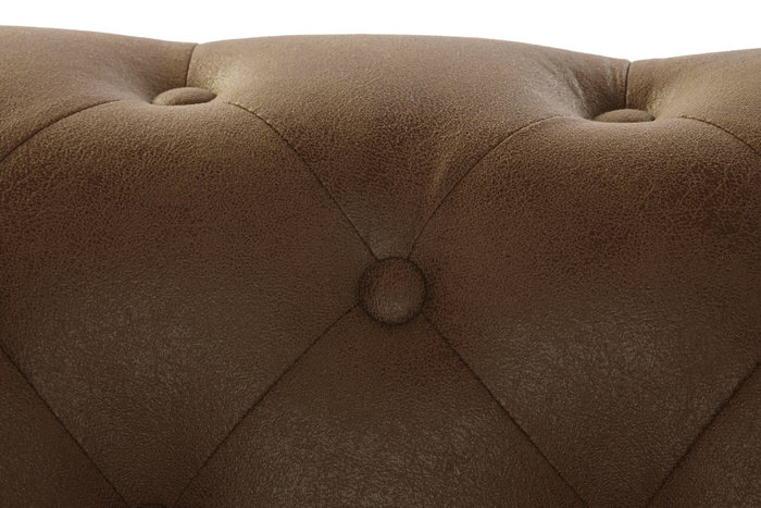 DKD Home Decor Sillón de Poliéster y Madera Marrón