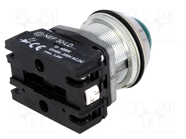 PROMET Lámpara de control LED NEF30 verde PROMET Lámpara de control LED NEF30 verde