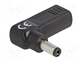 DeLOCK Adaptador de carga USB Type-C™ a 5,5 x 2,1 mm de 90°