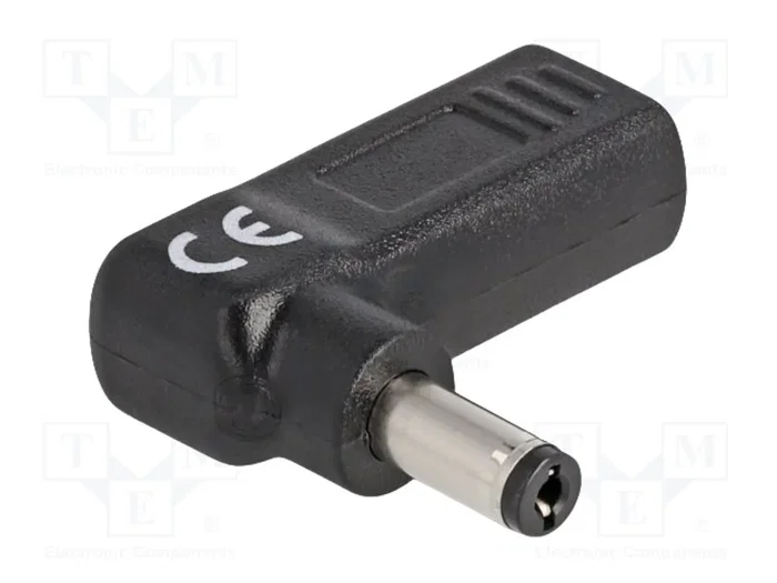 DeLOCK Adaptador de carga USB Type-C™ a 5,5 x 2,1 mm de 90° DeLOCK Adaptador de carga USB Type-C™ a 5,5 x 2,1 mm de 90°