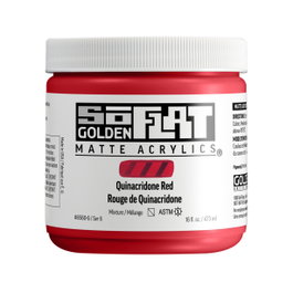 Golden SoFlat Rojo Quinacridona 473 ml