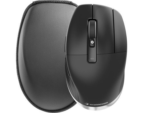 3DCONNEXION CadMouse Pro Wireless 3DX-700116 Ratón Inalámbrico Ergonómico para CAD, 7 Botones, 7200 DPI, Bluetooth/USB