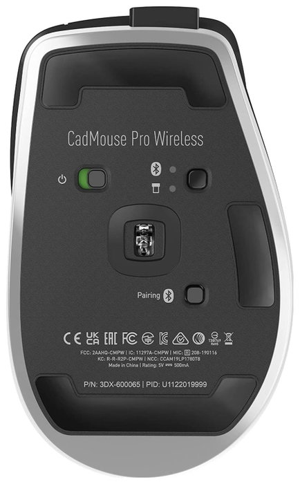 3Dconnexion CadMouse Pro Wireless Black 7 botones 3Dconnexion CadMouse Pro Wireless Black 7 botones