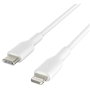 Belkin Cable Lightning a USB-C 1 m Blanco