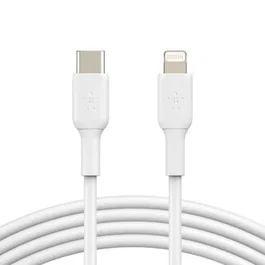 Belkin CAA003BT1MWH - Cable Lightning a USB-C (USB-C a Lightning) 1 m Blanco, MFi, para iPhone/iPad