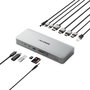 Alogic Quad 4K Thunderbolt 4 Hybrid Docking Station Silver